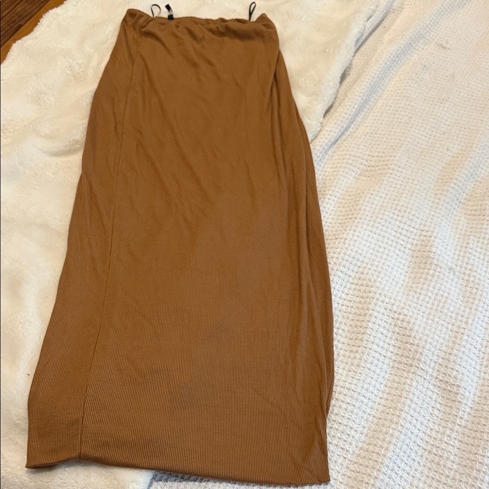 Chic Tan Pencil Skirt for Women 🤎